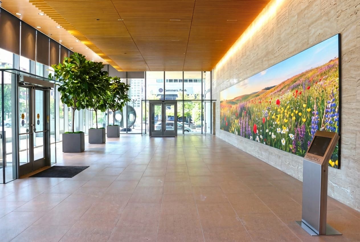 Pantalla LED corporativa