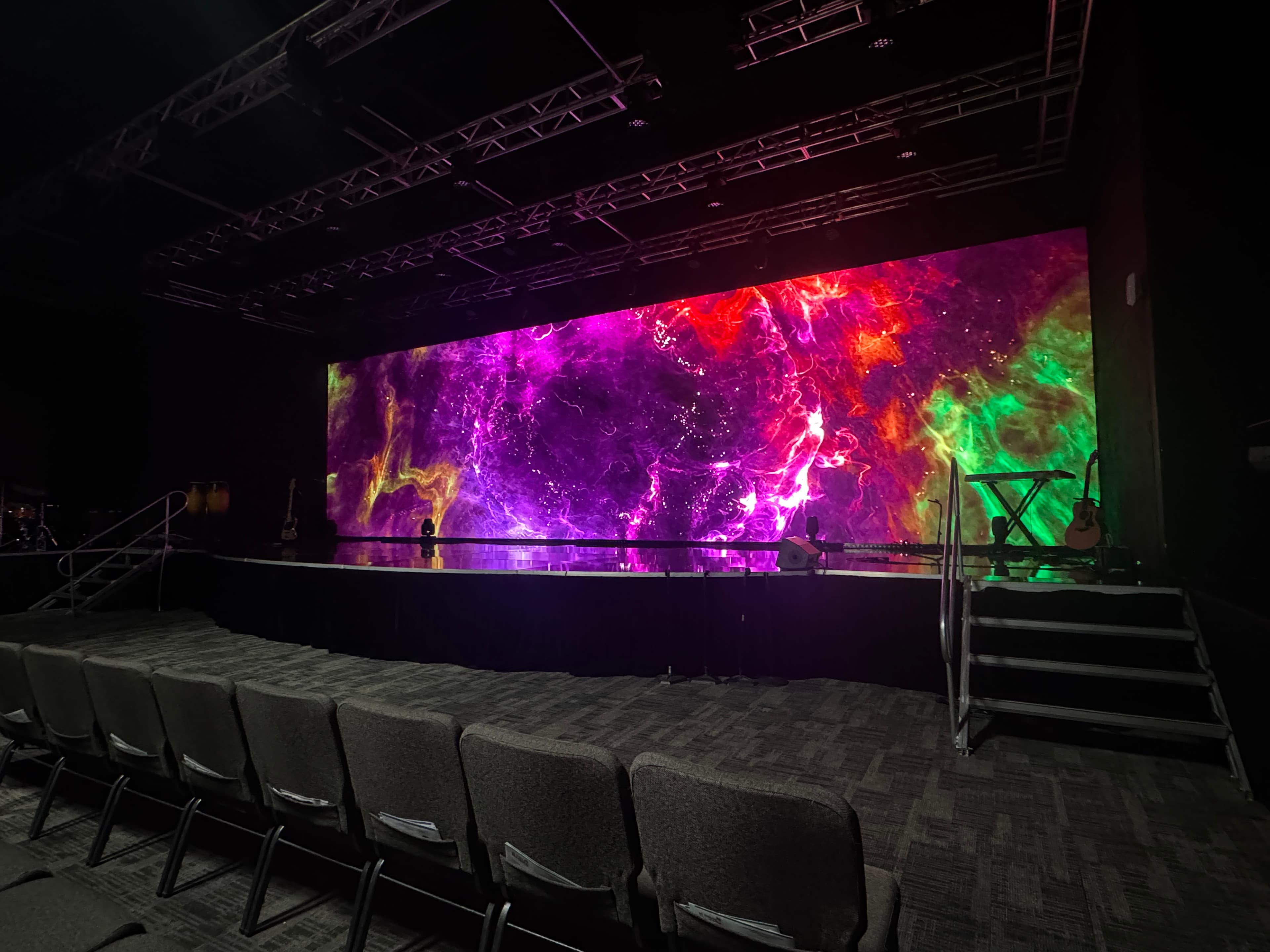 Instalación LED para eventos y sedes